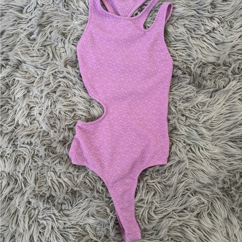 ASTR Pink Bodysuit